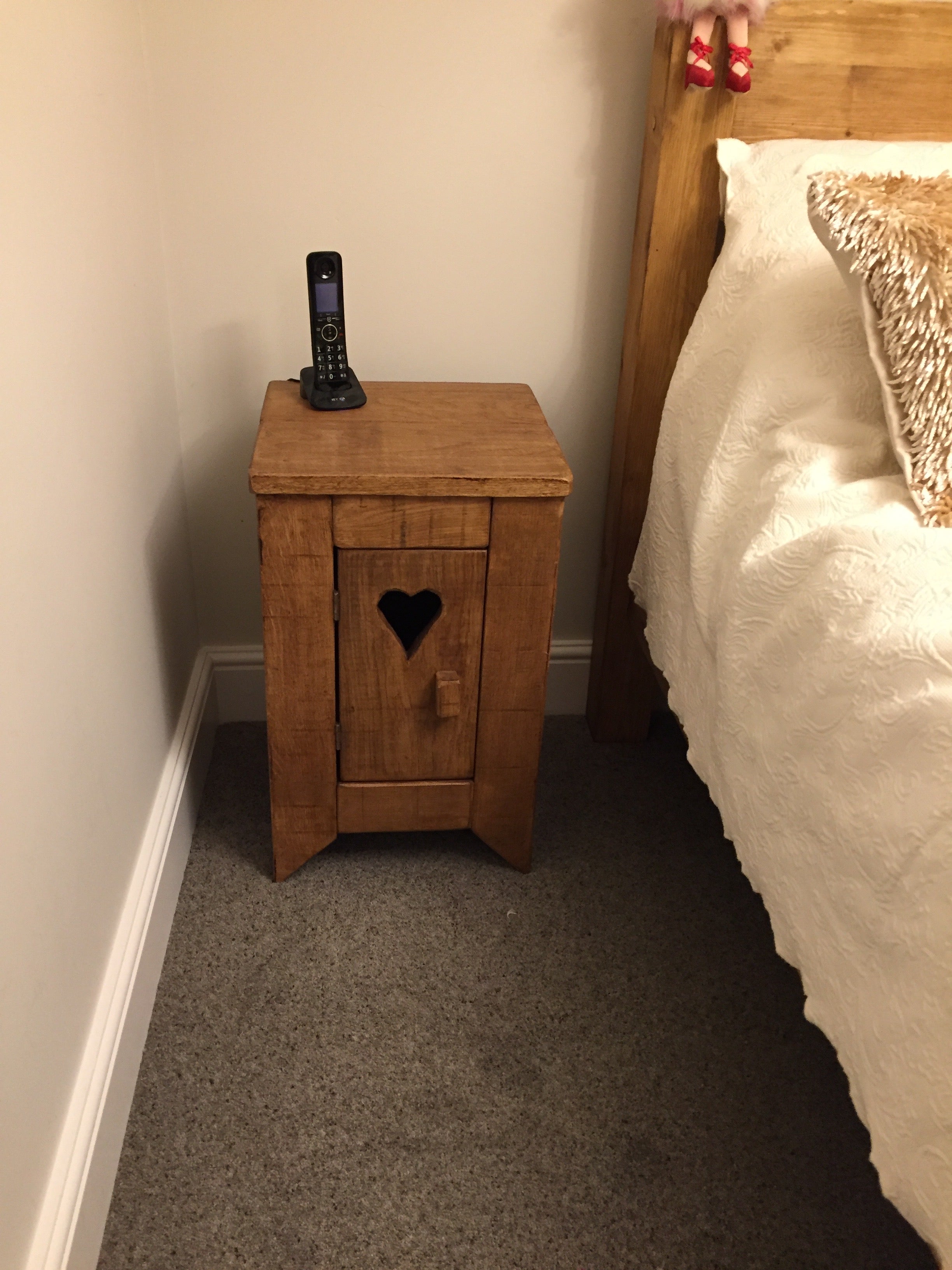 Handcrafted Reclaimed French Oak Bedside Tables