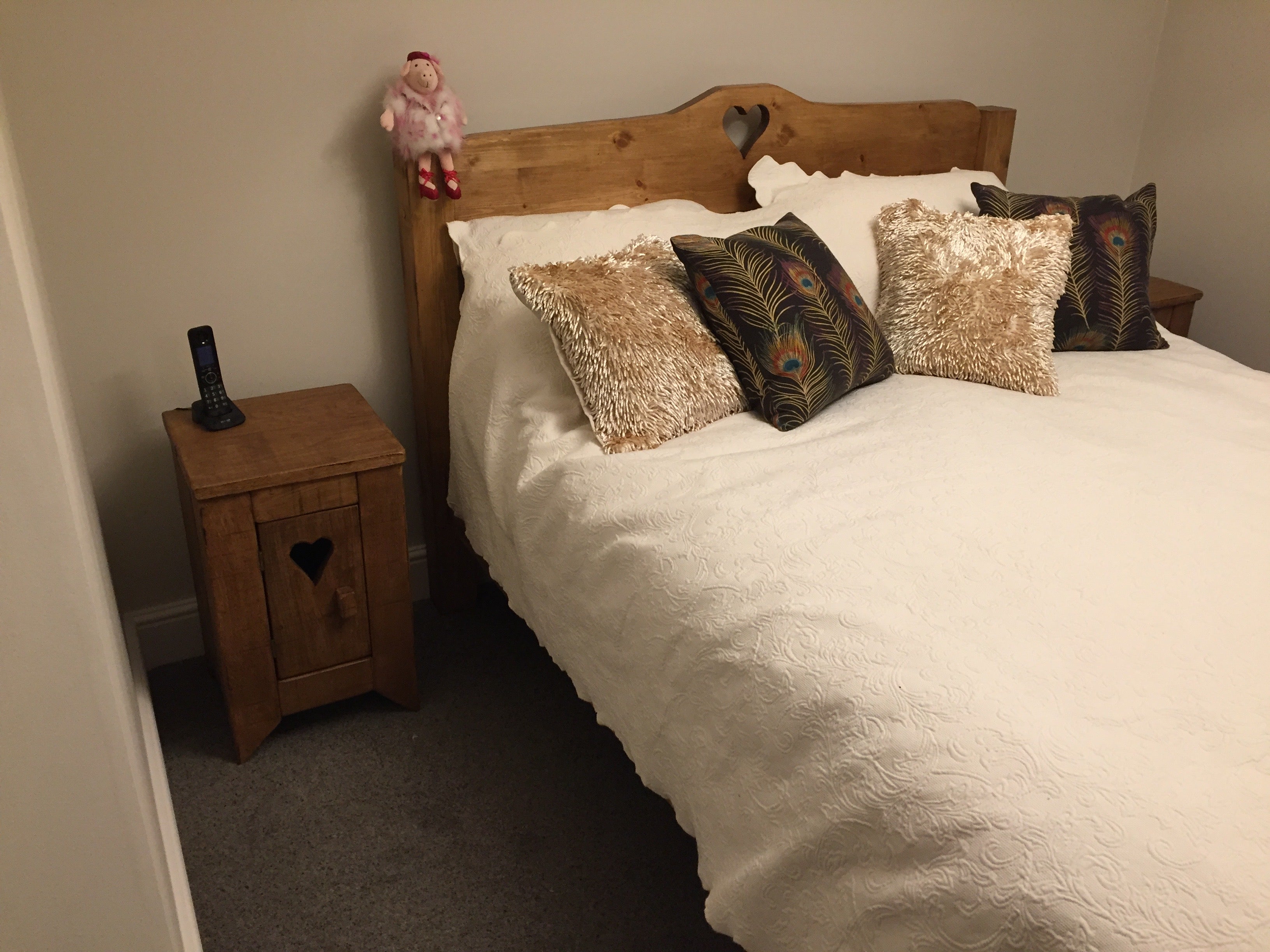 Handcrafted Reclaimed French Oak Bedside Tables