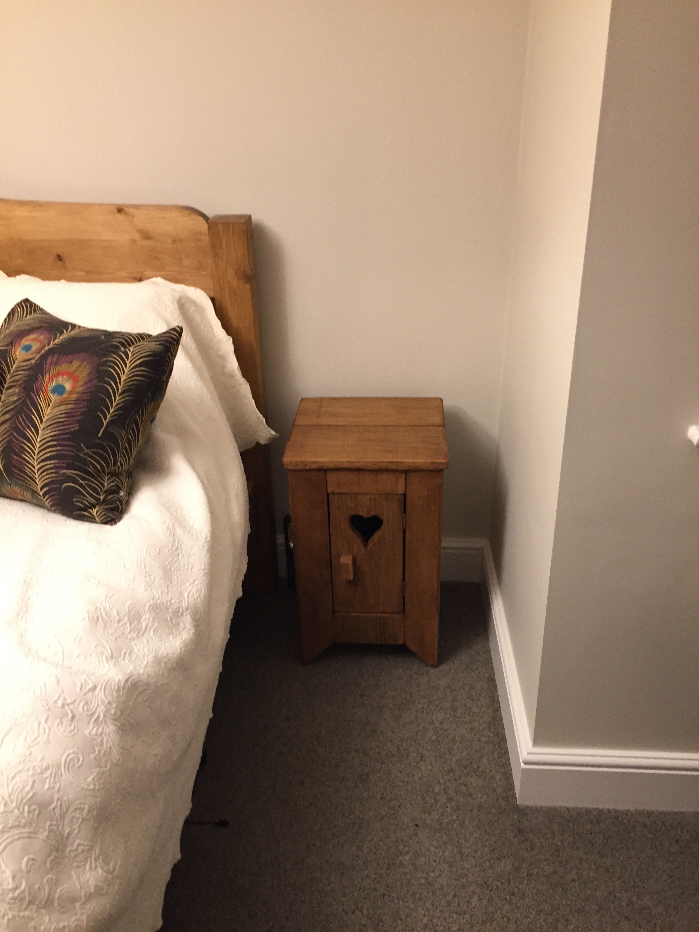 Handcrafted Reclaimed French Oak Bedside Tables