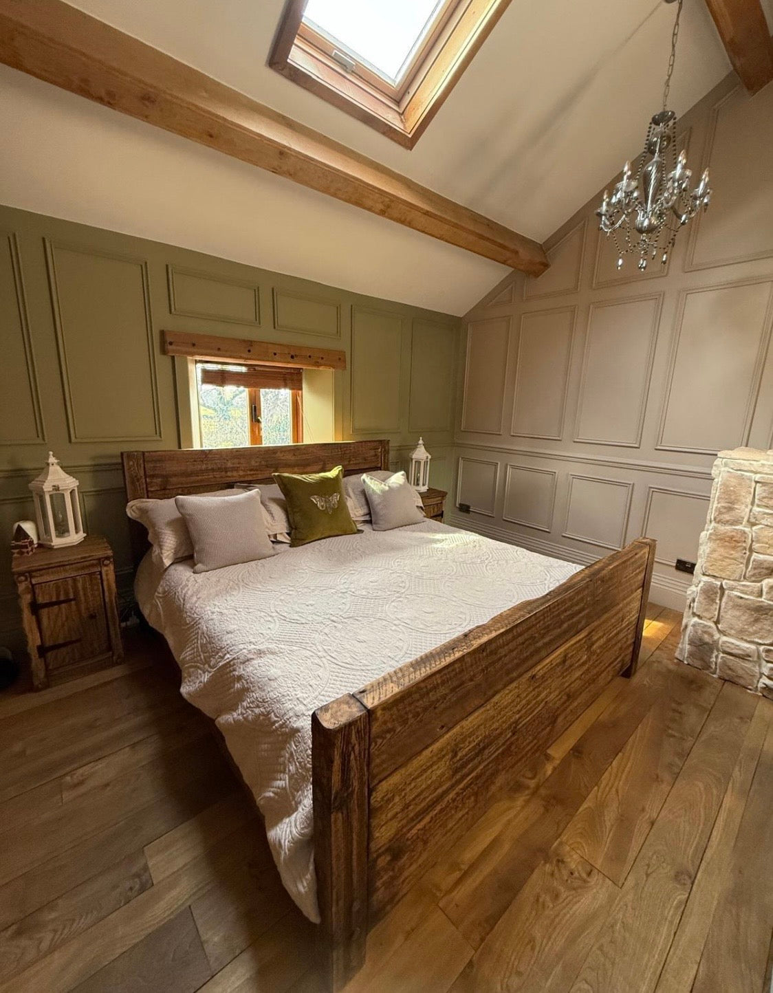 Chunky Rustic Bed