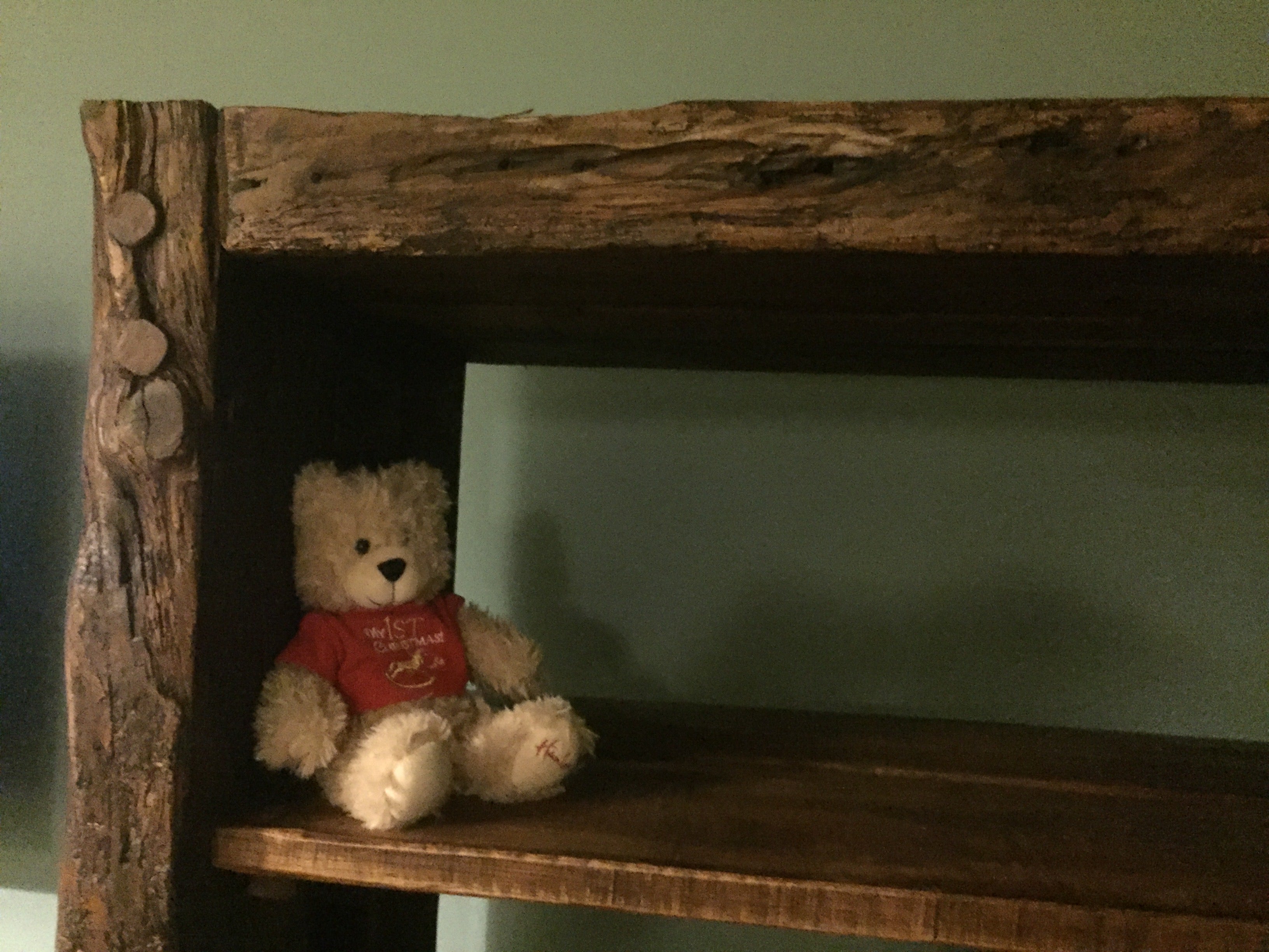 Chunky Rustic Reclaimed Wood Shelving Unit