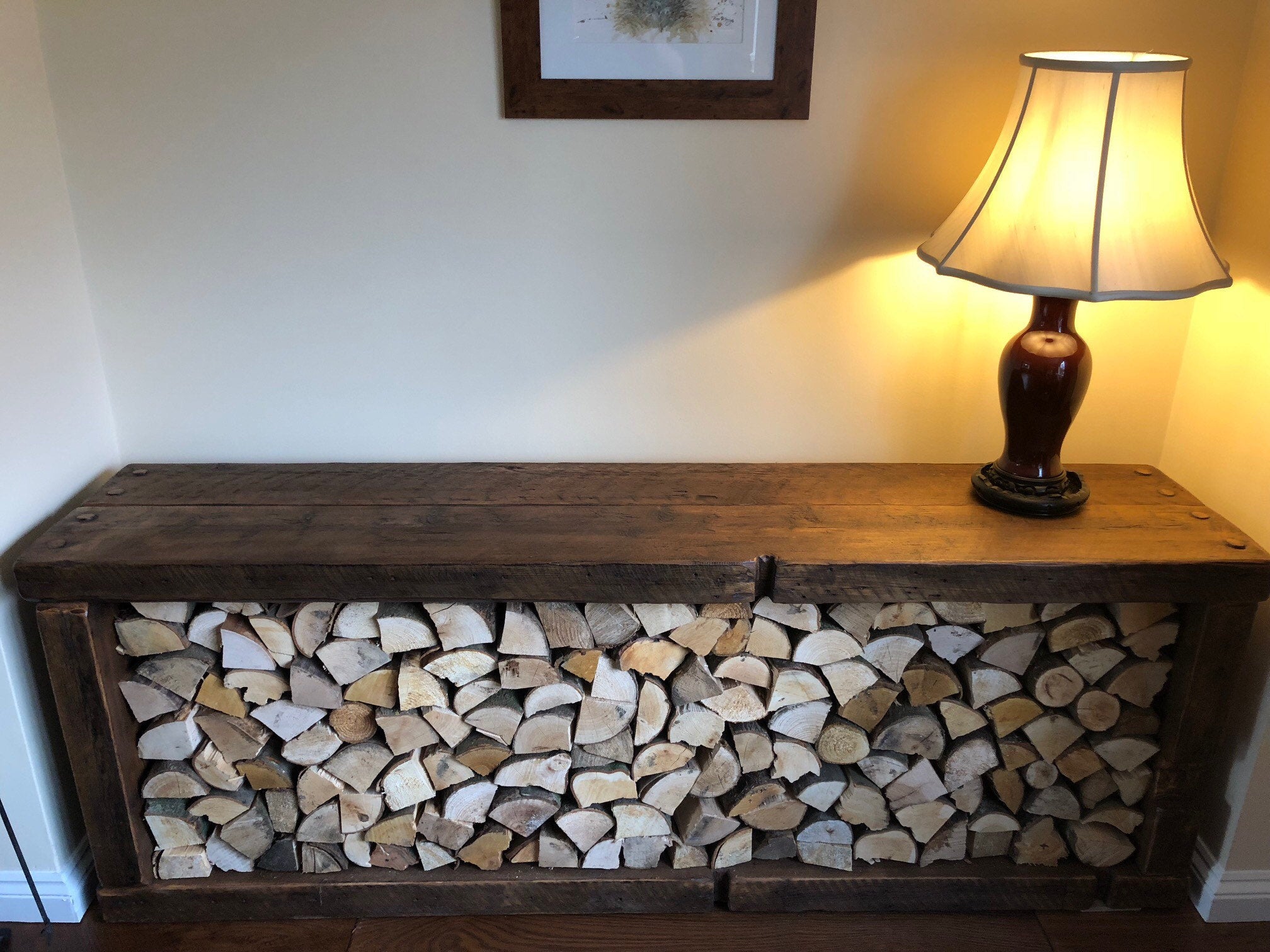 Chunky Rustic Reclaimed Wood Log Storer