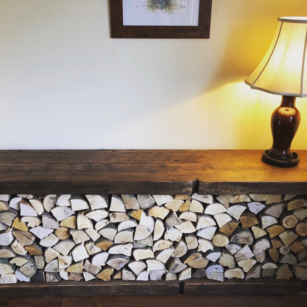 Chunky Rustic Reclaimed Wood Log Storer