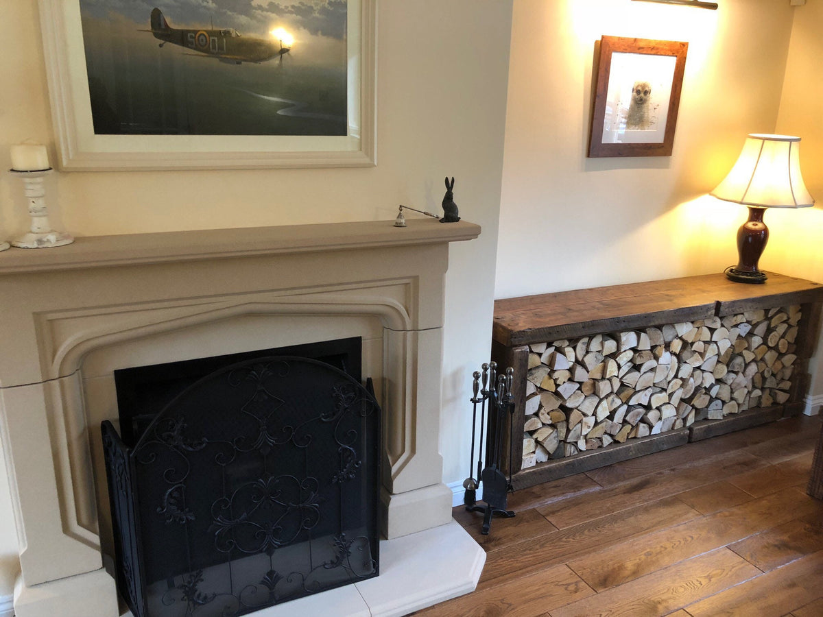 Chunky Rustic Reclaimed Wood Log Storer