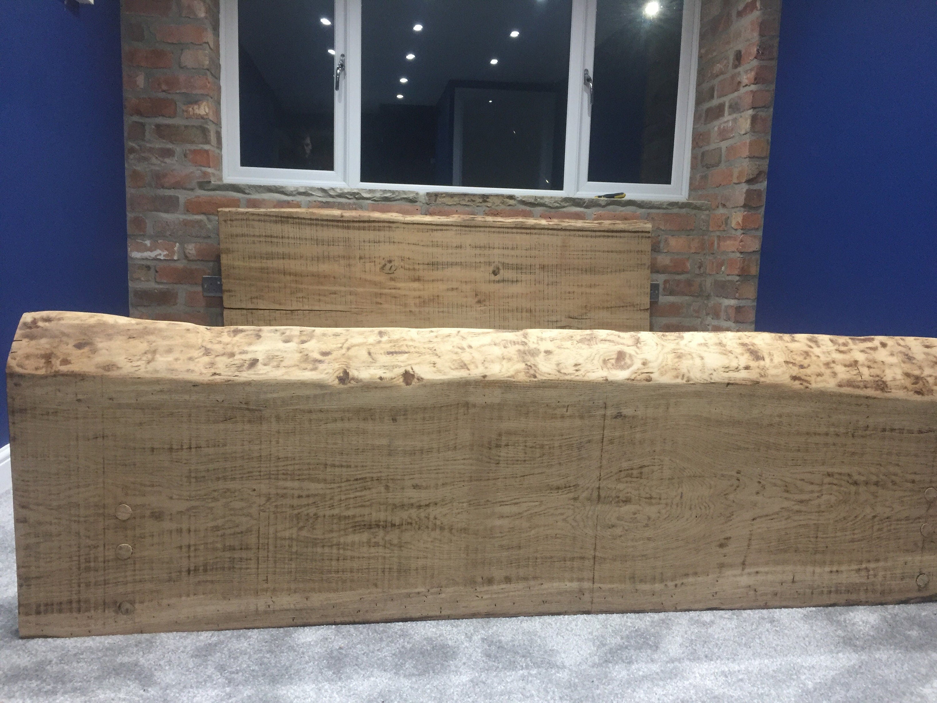 Waney Edge Chunky Reclaimed French Oak Bed Frame