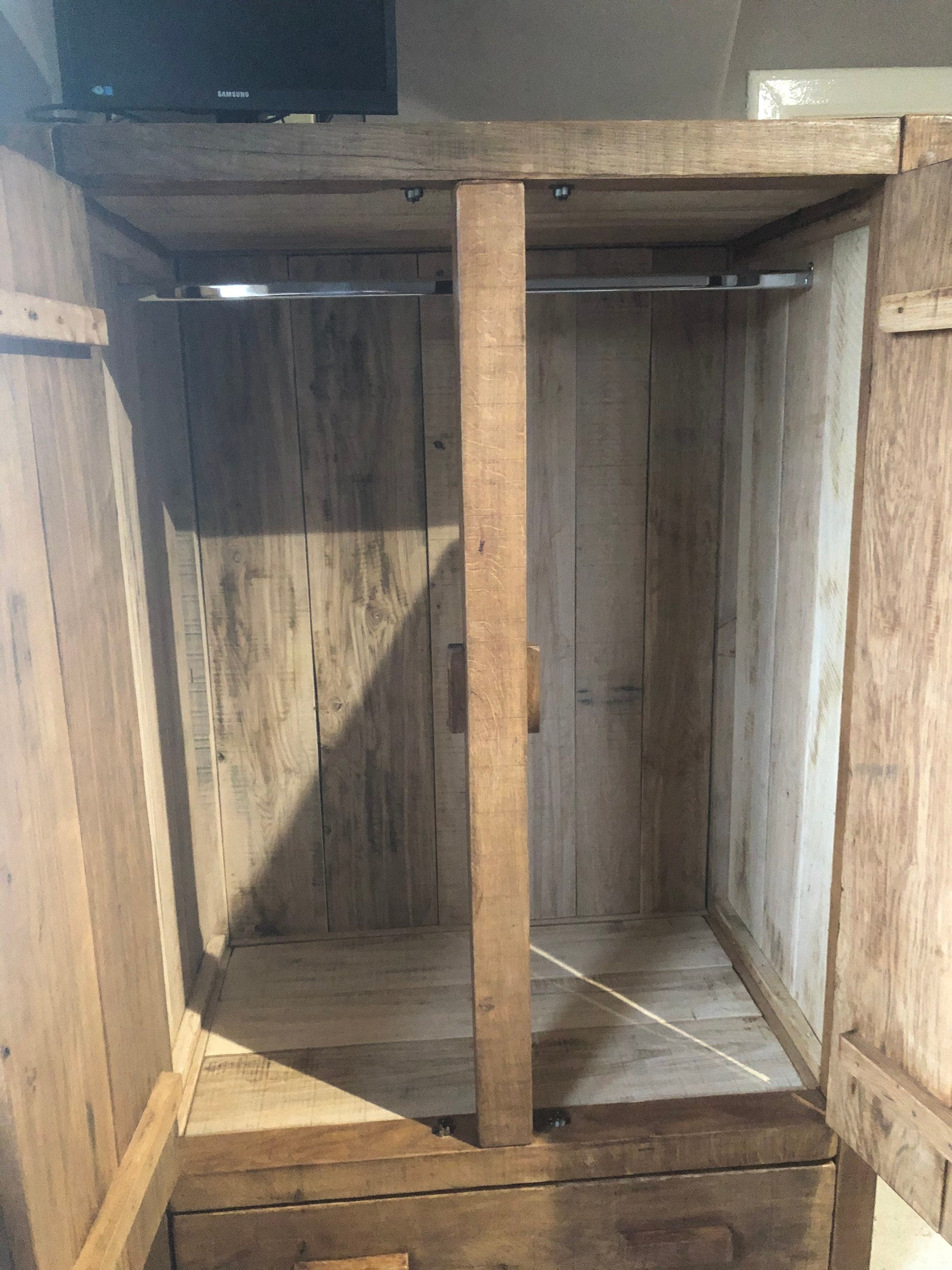 Chunky Reclaimed French Oak Wardrobe